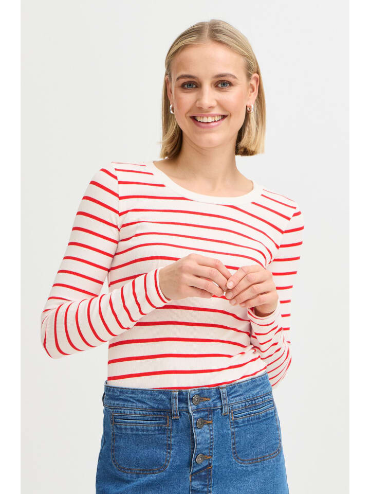 

Лонгслив Fransa Longsleeve, красный