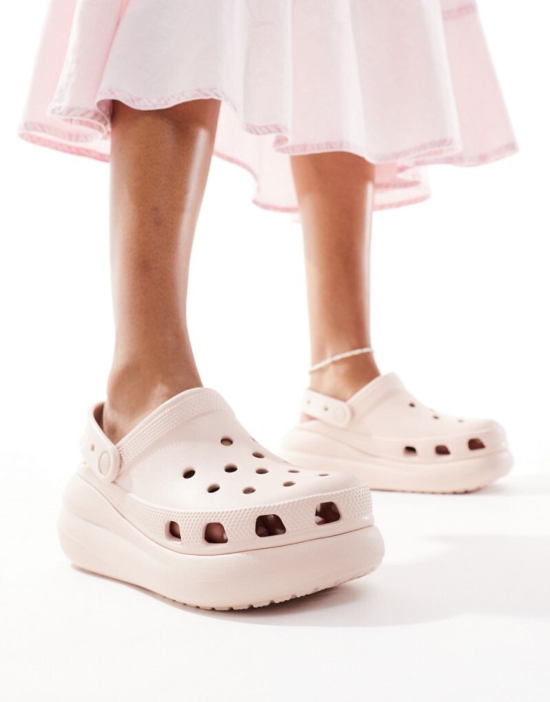 

Розовые сабо Crocs Crush