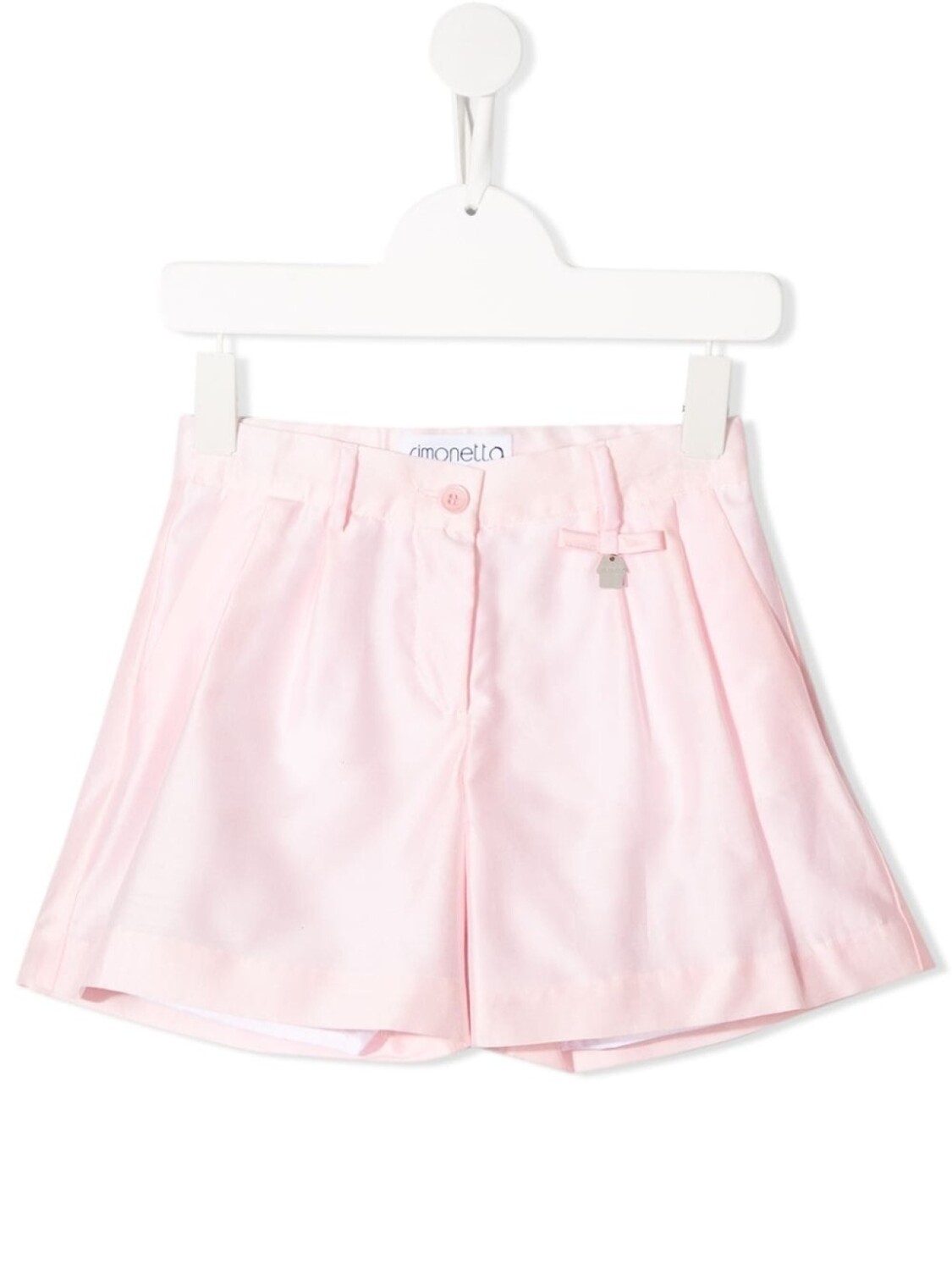 

Simonetta шорты с завышенной талией и складками, розовый