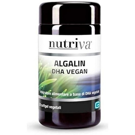 

Nutriva Algalin DHA Веганская добавка для беременных и грудного вскармливания в мягких желатиновых капсулах 885 мг