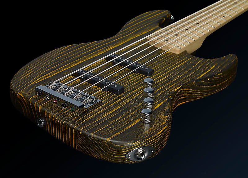 

Басс гитара Michael Kelly MKO5OYBMRC Element 5OP Sungkai Body Maple Neck 5-String Electric Bass Guitar