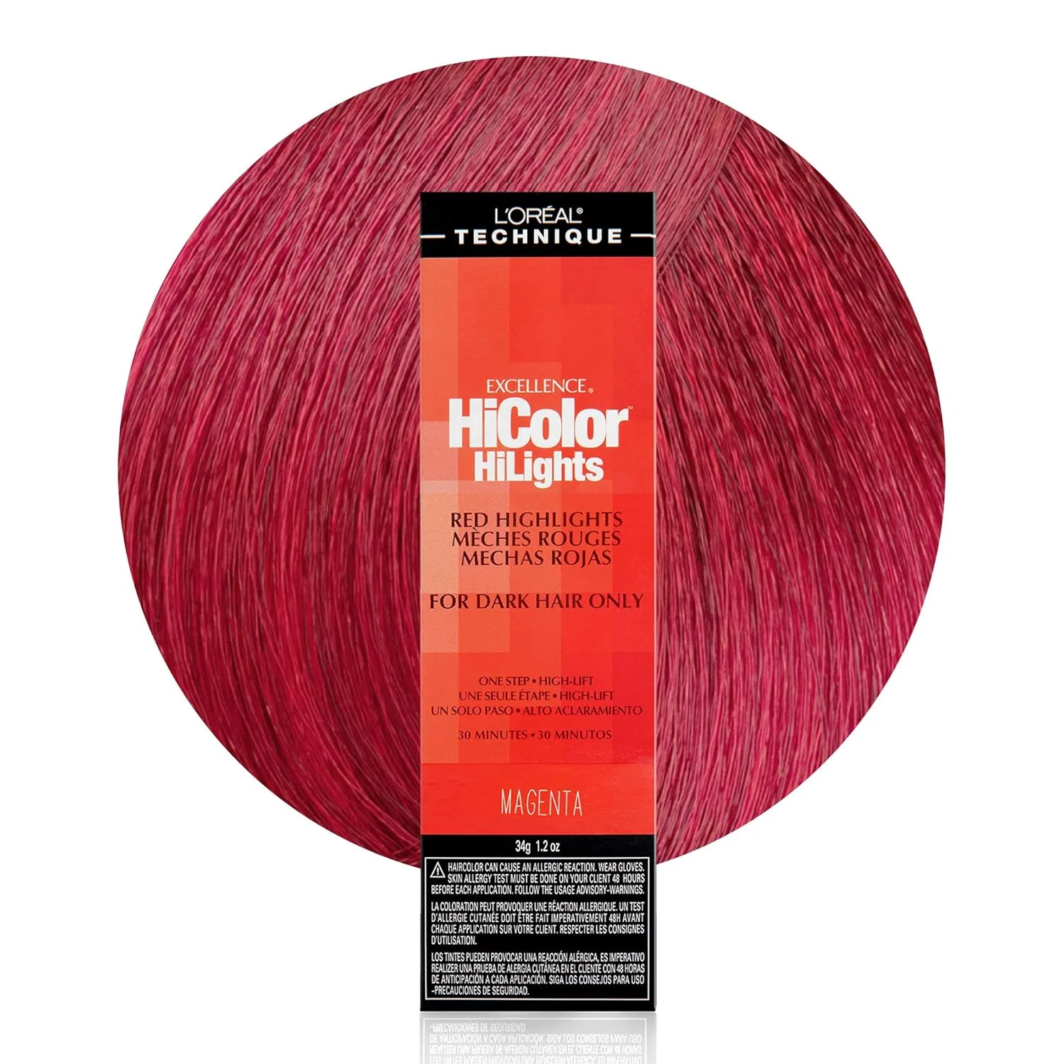 Крем-краска для волос «Excel HICOLOR Hilights» оттенка «Маджента» от L'Oréal Technik L'Oreal Technique