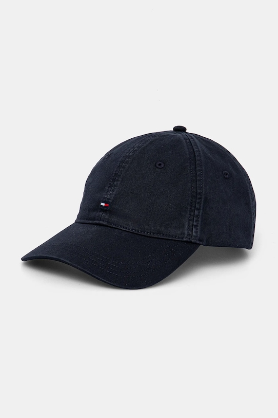 

Хлопковая кепка с козырьком Tommy Hilfiger, темно-синий
