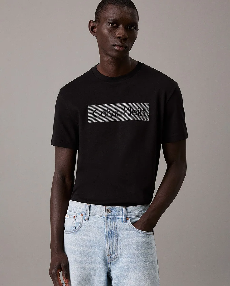 

Мужская футболка с логотипом Calvin Klein, черный