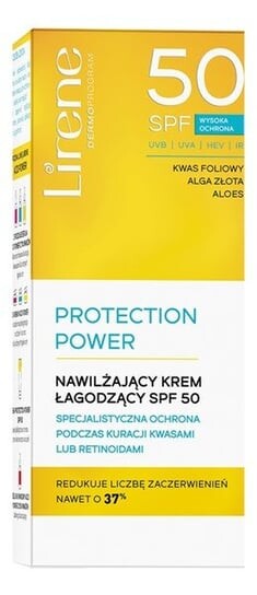 

Увлажняющий успокаивающий крем spf50 50мл Lirene Protection Power