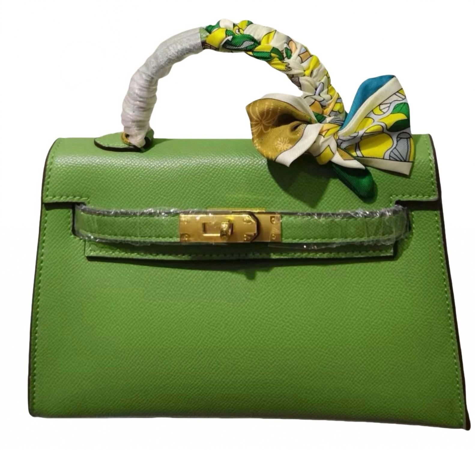 

Гламурная мини-сумочка Signature в светло-зеленом Glam Collections