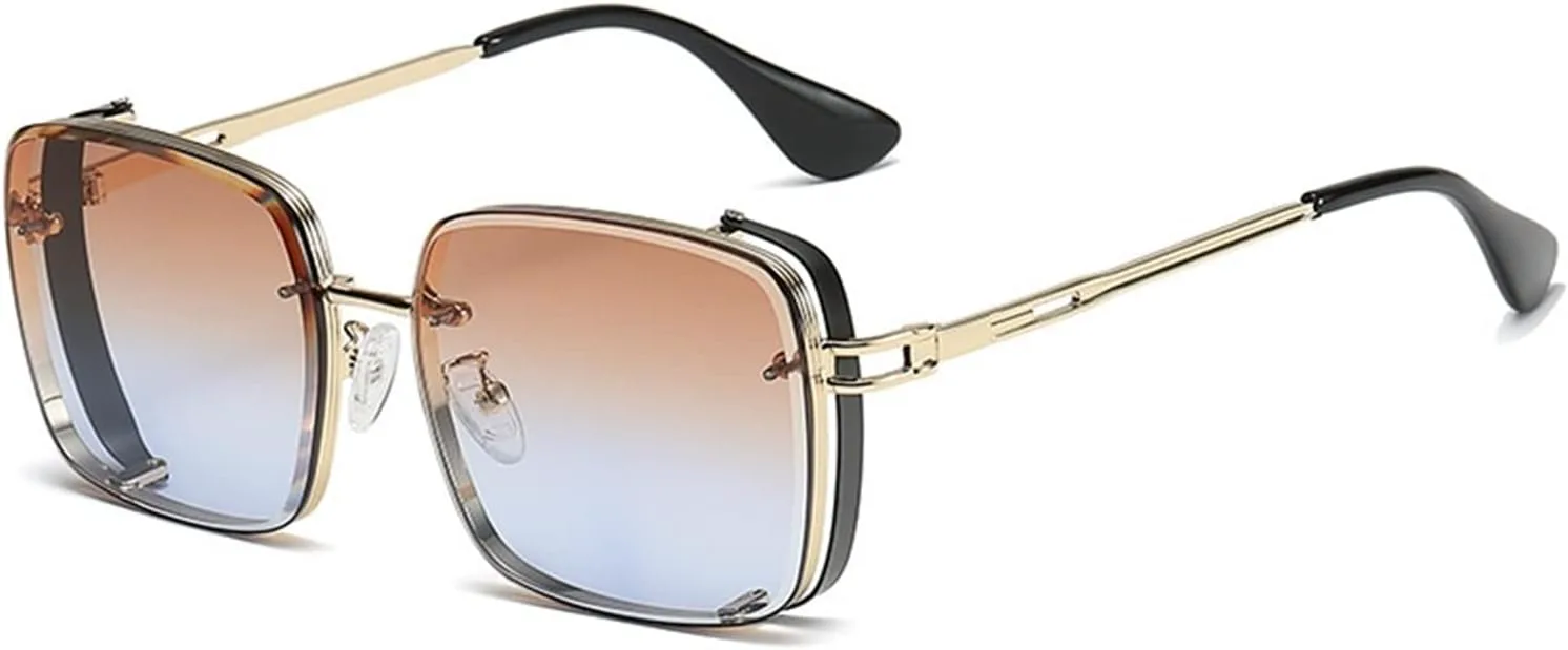 

Панк-очки квадратной формы для мужчин и женщин, для активного отдыха, уличной стрельбы, декоративные солнцезащитные очки (Цвет: E, Размер: 1) MTZJH, One Color