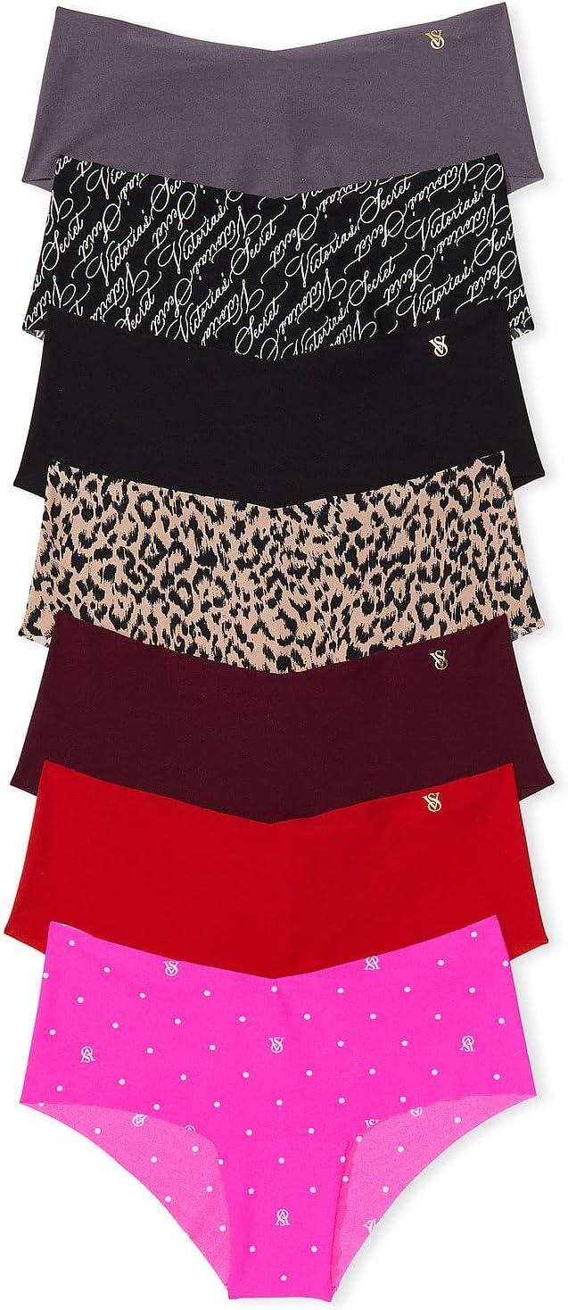 

Victoria's Secret Женские трусики Cheeky No Show, минимальное покрытие, мультипак (XS-XXL), New Neutrals Mix