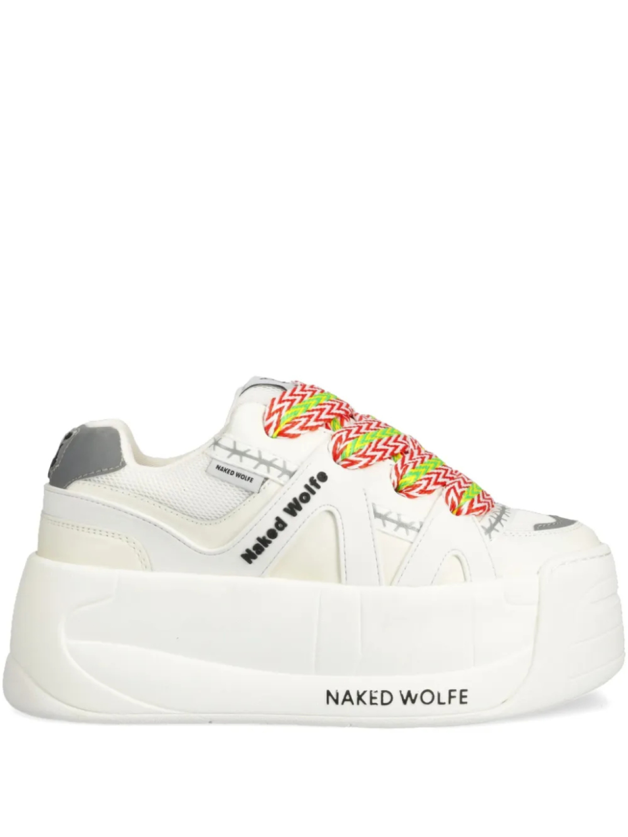 Кроссовки на платформе Slider NAKED WOLFE, белый