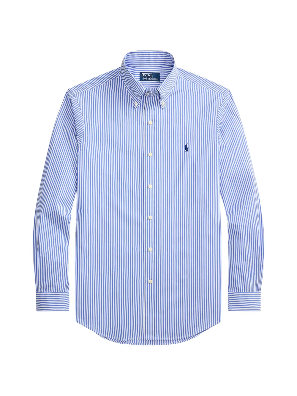 

Рубашка в полоску с воротником Polo Ralph Lauren, синий