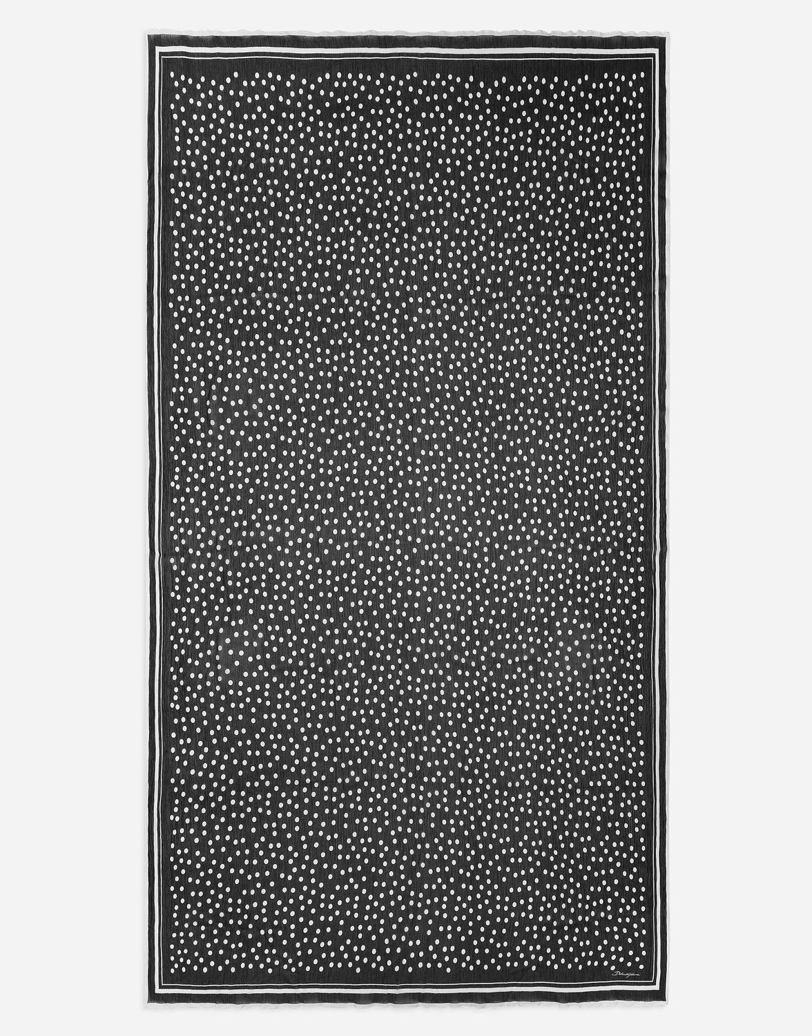 

Шелковый шарф в горошек (120x200) Dolce & Gabbana, принт