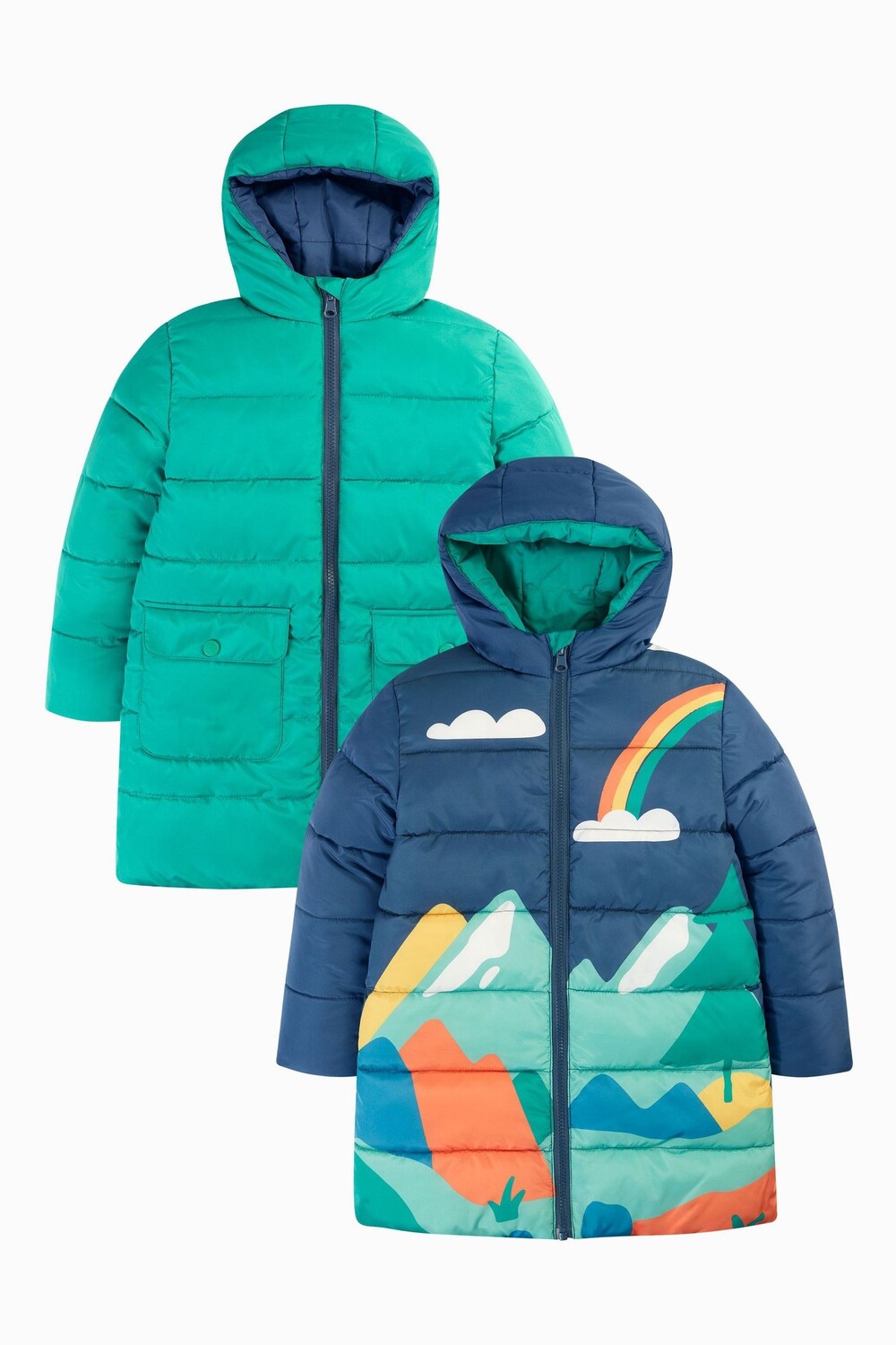 

Двухсторонняя куртка Toasty Terrain Frugi, синий