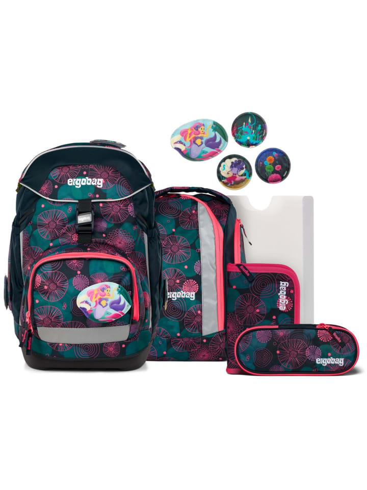 

Ergobag Набор школьных рюкзаков, 6 предметов, KorallBär 2025, синий