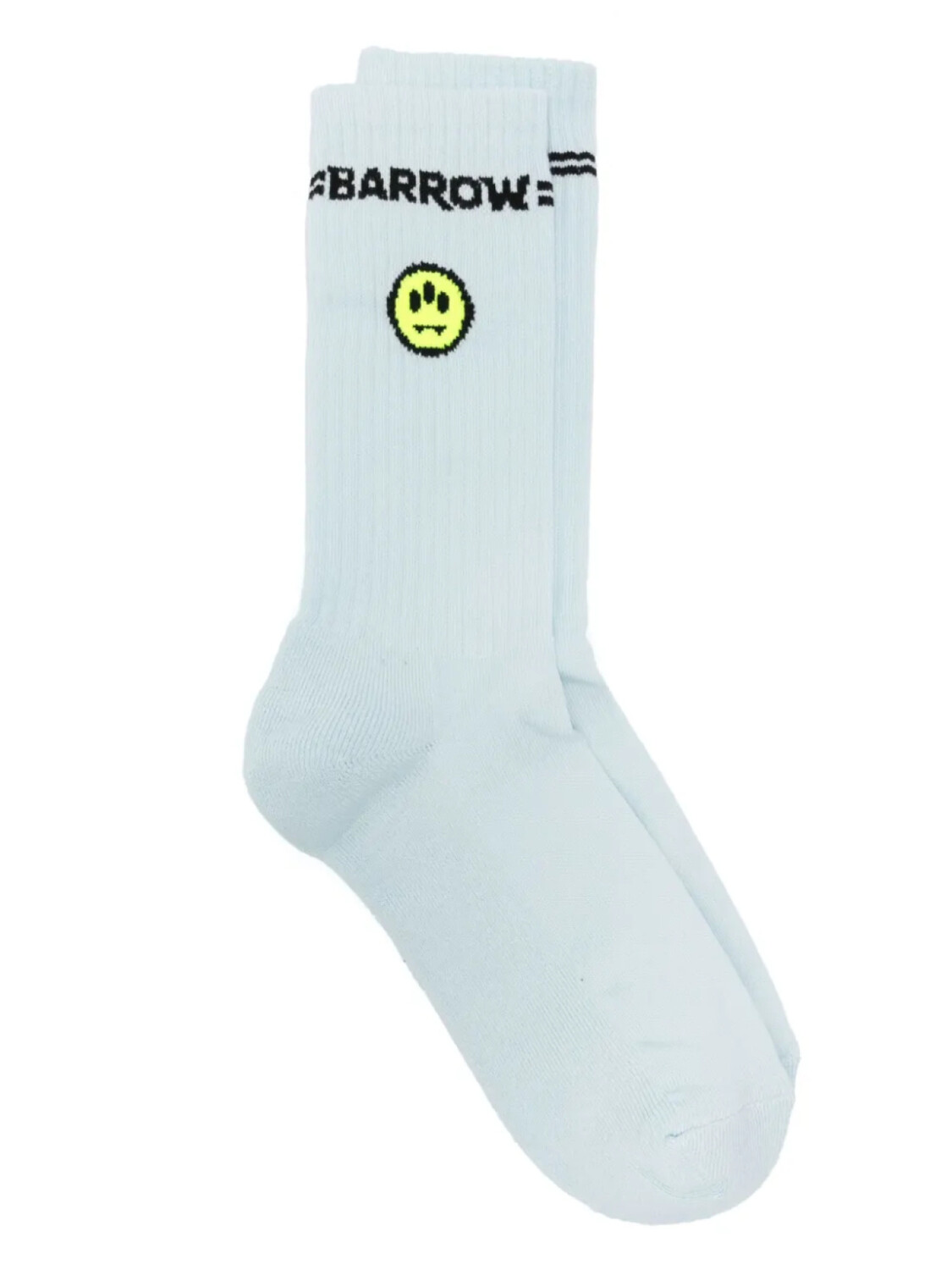 

Носки с логотипом BARROW в технике интарсия, синий