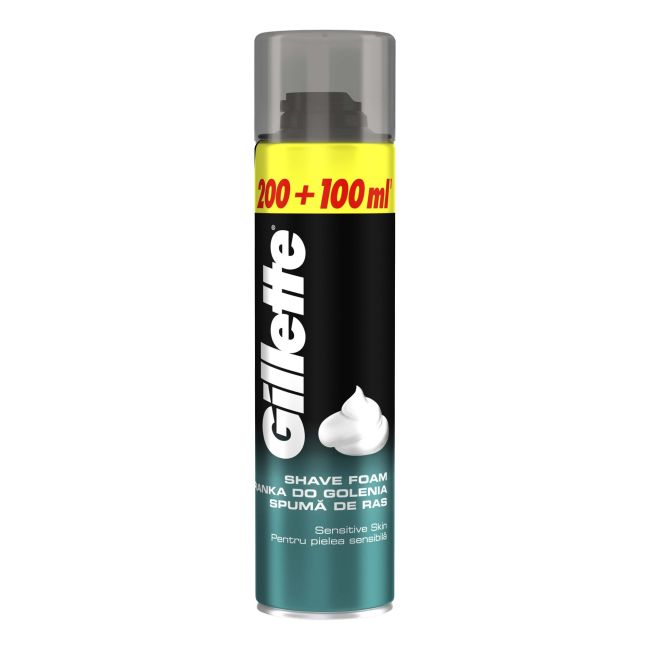 

Пена для бритья для чувствительной кожи Gillette, 200 + 100 мл