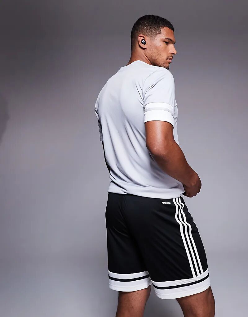 Шорты adidas Football Squadra25 черного и белого цветов Adidas Performance — фото 4