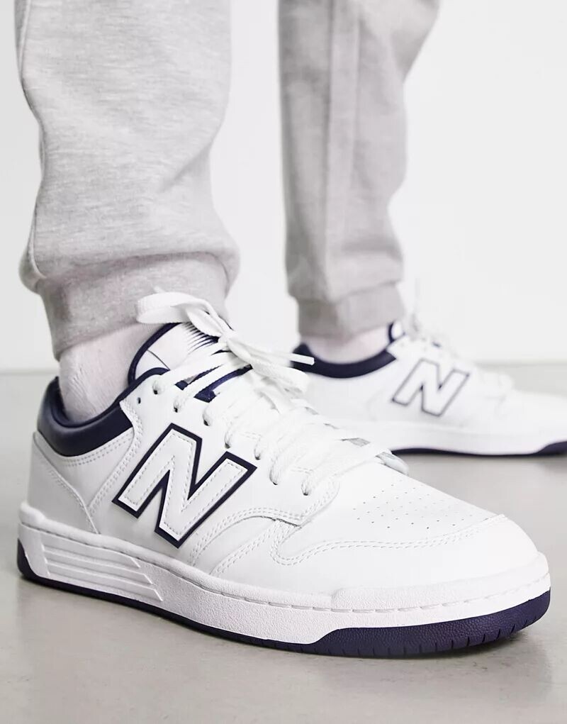 

Бело-темно-синие кроссовки New Balance 480, Синий, Бело-темно-синие кроссовки New Balance 480