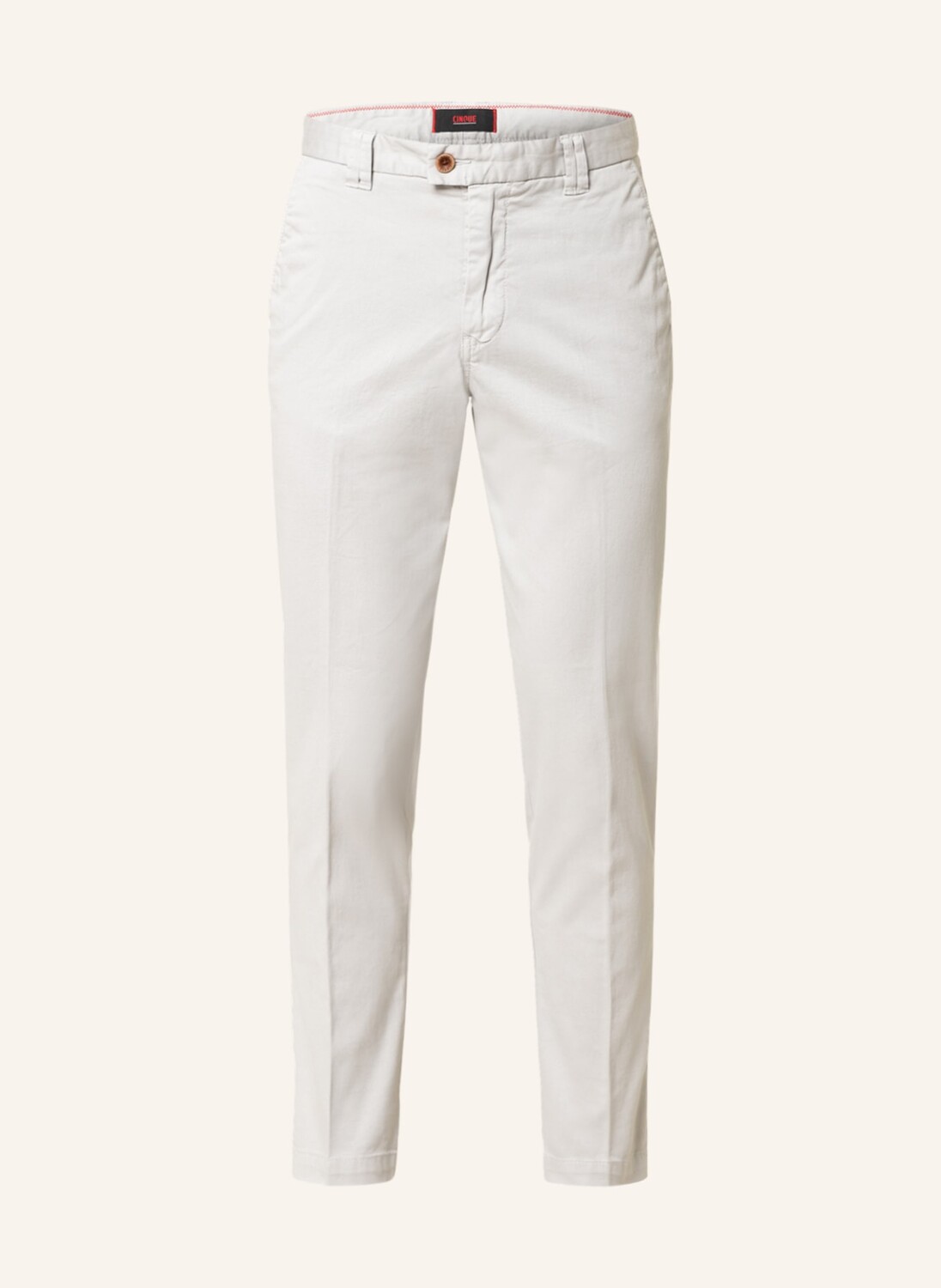 

Брюки чино CINQUE CIWOOD Slim Fit, светло-серый