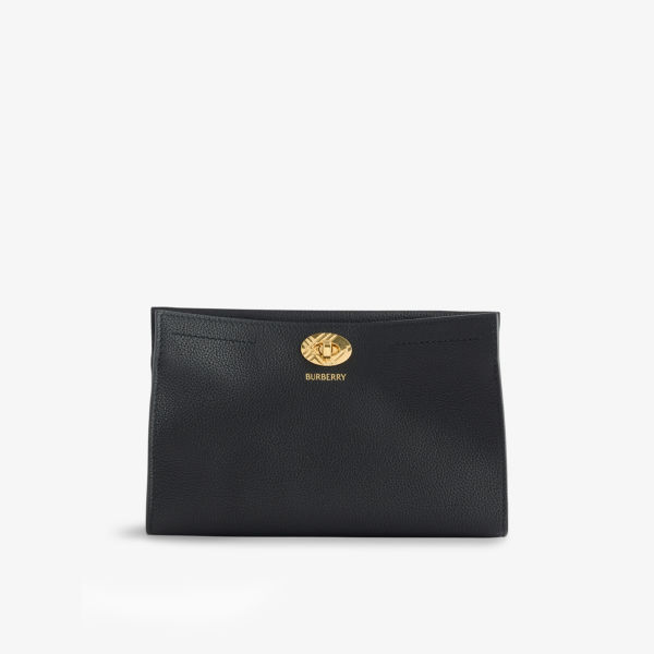 

Сумка из зернёной кожи Cotswolds Burberry, черный