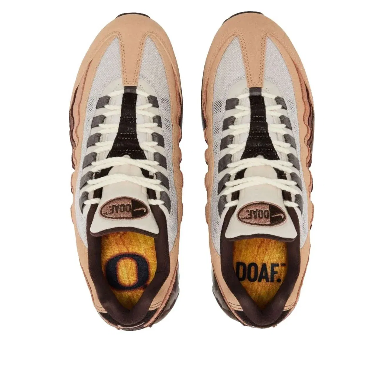 Кроссовки Nike x Oregon Ducks Air Max 95 'Lumber Yard' IQ3988-001, коричневый — фото 3