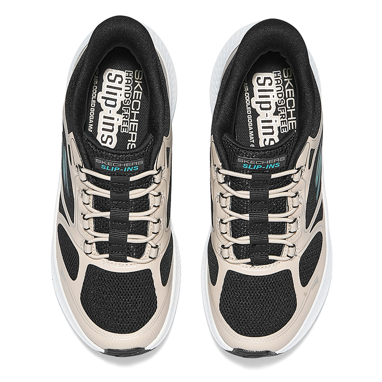 Кроссовки для бега SKECHERS GIRLS с низким верхом, устойчивые к истиранию, легкие, амортизирующие, нескользящие, детские Skechers Kids, черный — фото 4