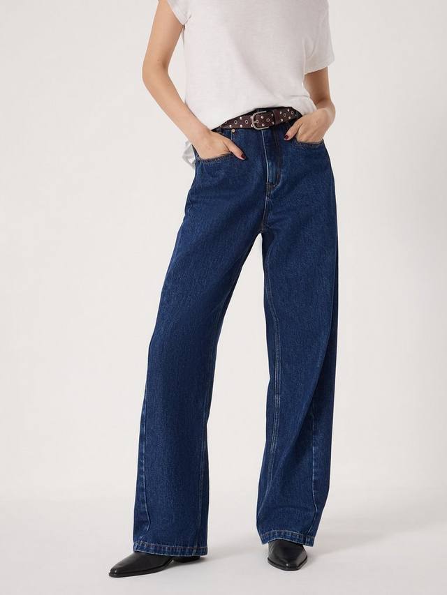 

Джинсы Saskia Cotton Barrel HUSH, Blue Washed