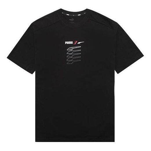 

Футболка rad/cal graphic tee 'black' Puma, черный