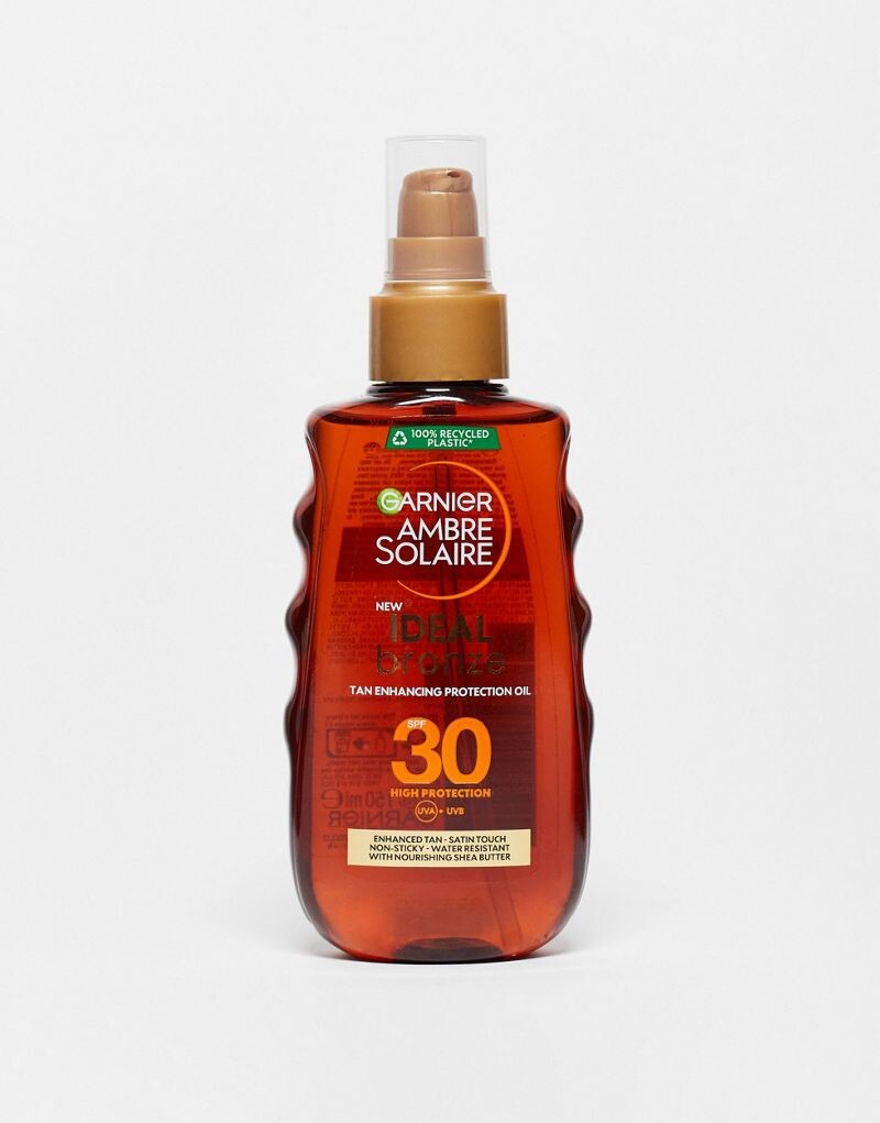 

Garnier Ambre Solaire Ideal Bronze Protective Oil Солнцезащитный крем-спрей SPF30 150 мл