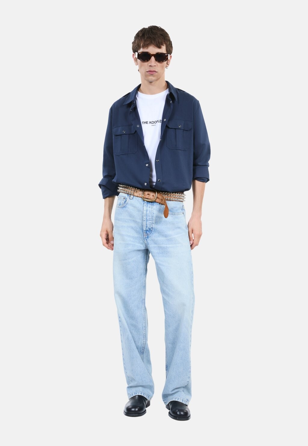 

Рубашка The Kooples, темно-синий