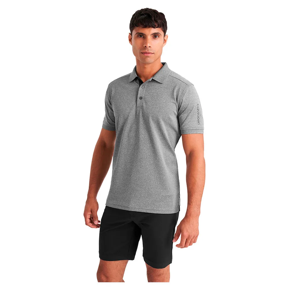 

Поло с коротким рукавом Calvin Klein Golf Club, серый