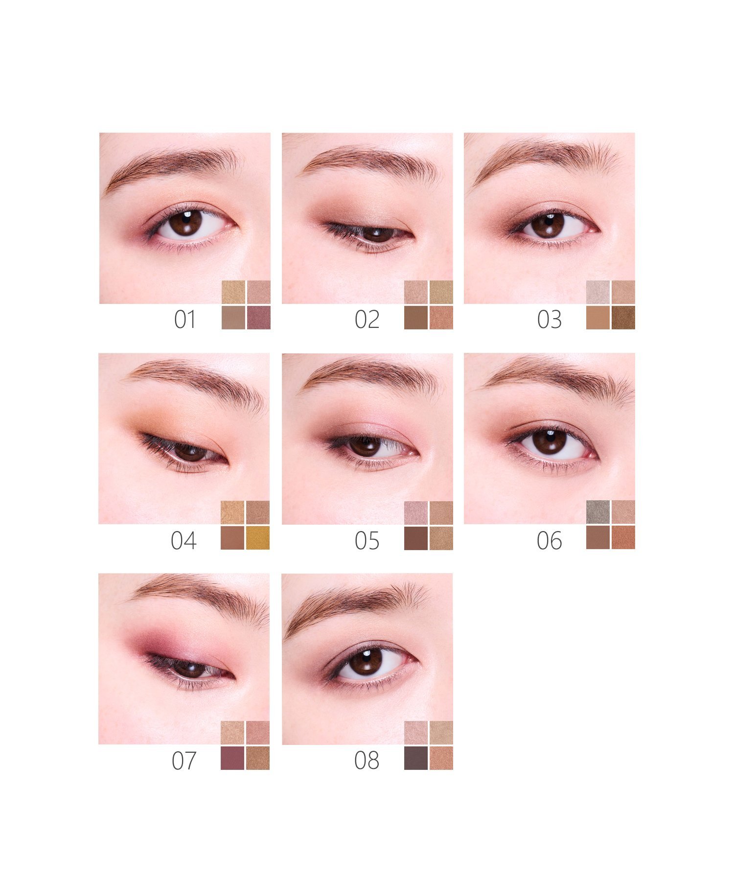 Палетка теней для век Stargazing Eyeshadow Quad 01 Three, DESERT FLOWER — фото 3