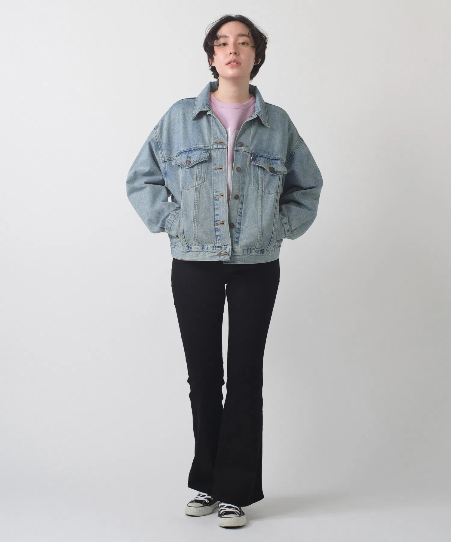 Джинсовая куртка Levi's в стиле 90-х, цвет индиго, размер Medium. — фото 4