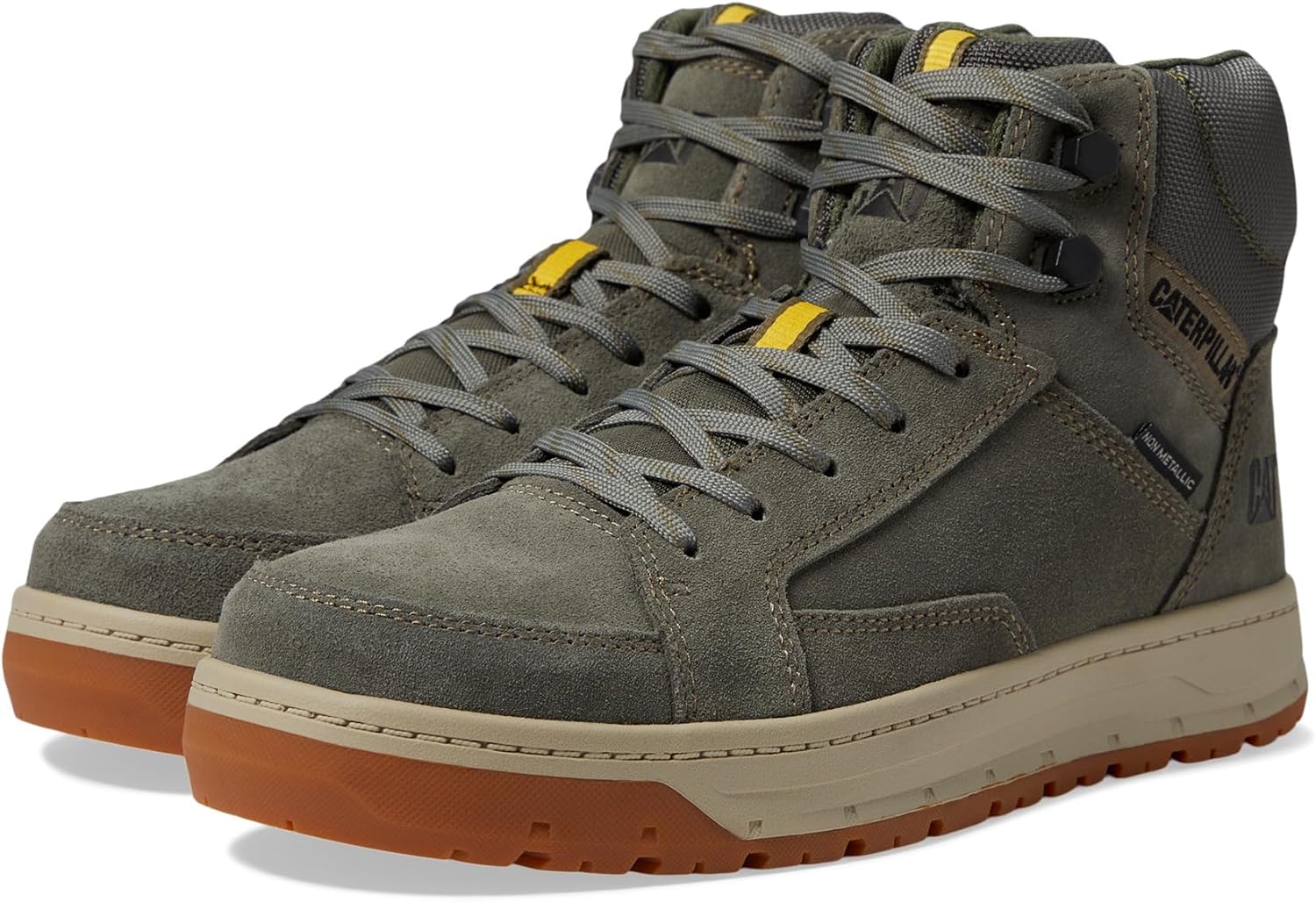 

Мужские ботинки CAT Streamline Court Mid с композитным носком, оливковый