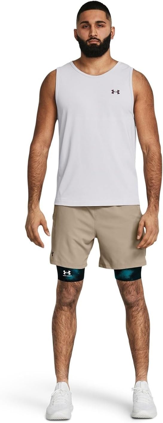 Under Armour Unisex-Adult Men's Ua Vanish Woven 6' шорты, Timberwolf Taupe — фото 4