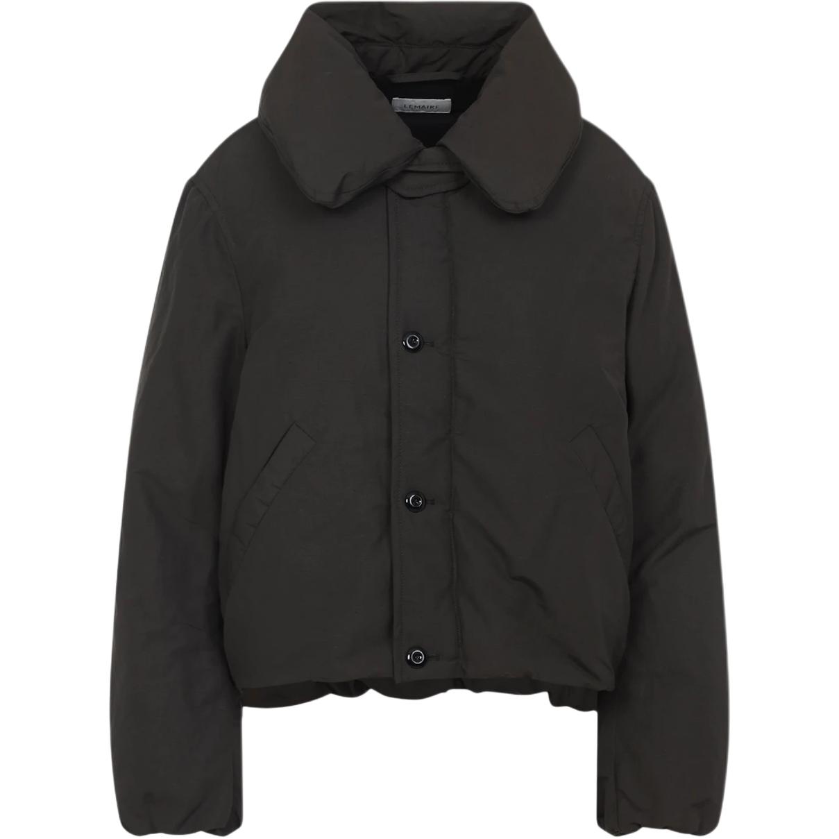 

Пуховик с манжетами на резинке Lemaire, темно-коричневый