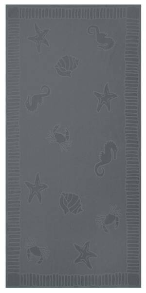 

Пляжное полотенце Zollner 00000039, 100x1x200 см, антрацитовый