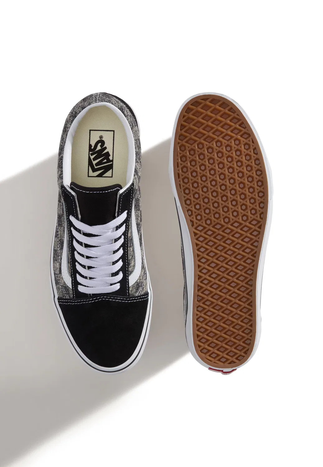 Кроссовки 'Old Skool' Vans, Black/Mottled Black — фото 3