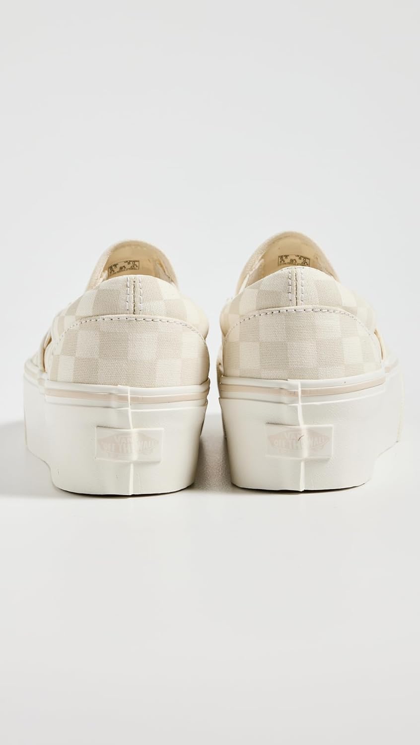 Классические слипоны Vans унисекс для взрослых, Chckerbrd Marshmllw/Turtledove — фото 4