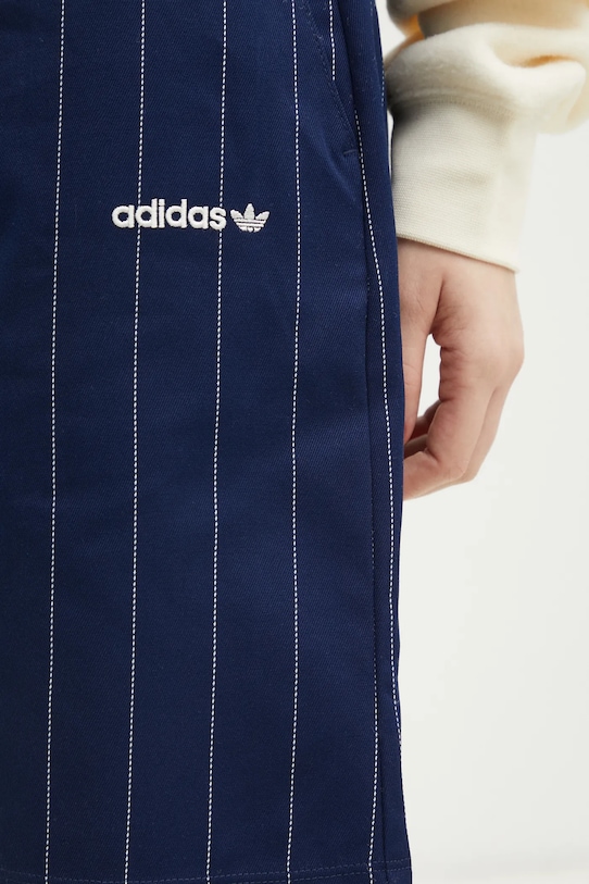 Шорты Pinstripe short Adidas Originals, темно-синий — фото 4
