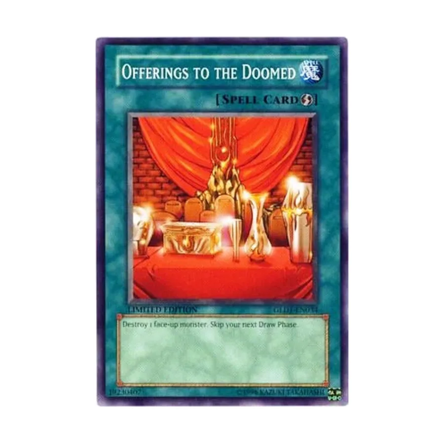 

CCG Подношения обреченным (обычное), Yu-Gi-Oh - Gold Series 1 - Singles
