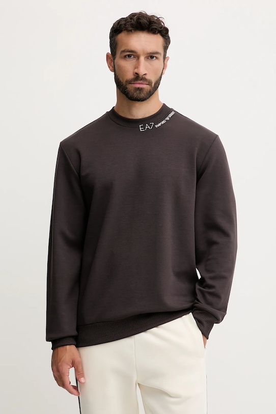 

Толстовка Ea7 Emporio Armani, коричневый