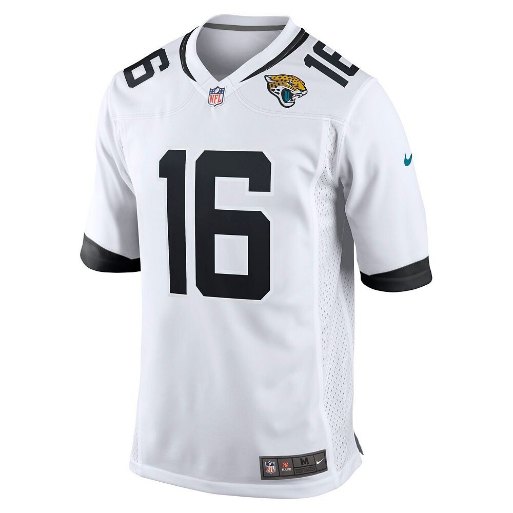 Мужская белая игровая майка Nike Trevor Lawrence White Jacksonville Jaguars, цвет Jag White — фото 3