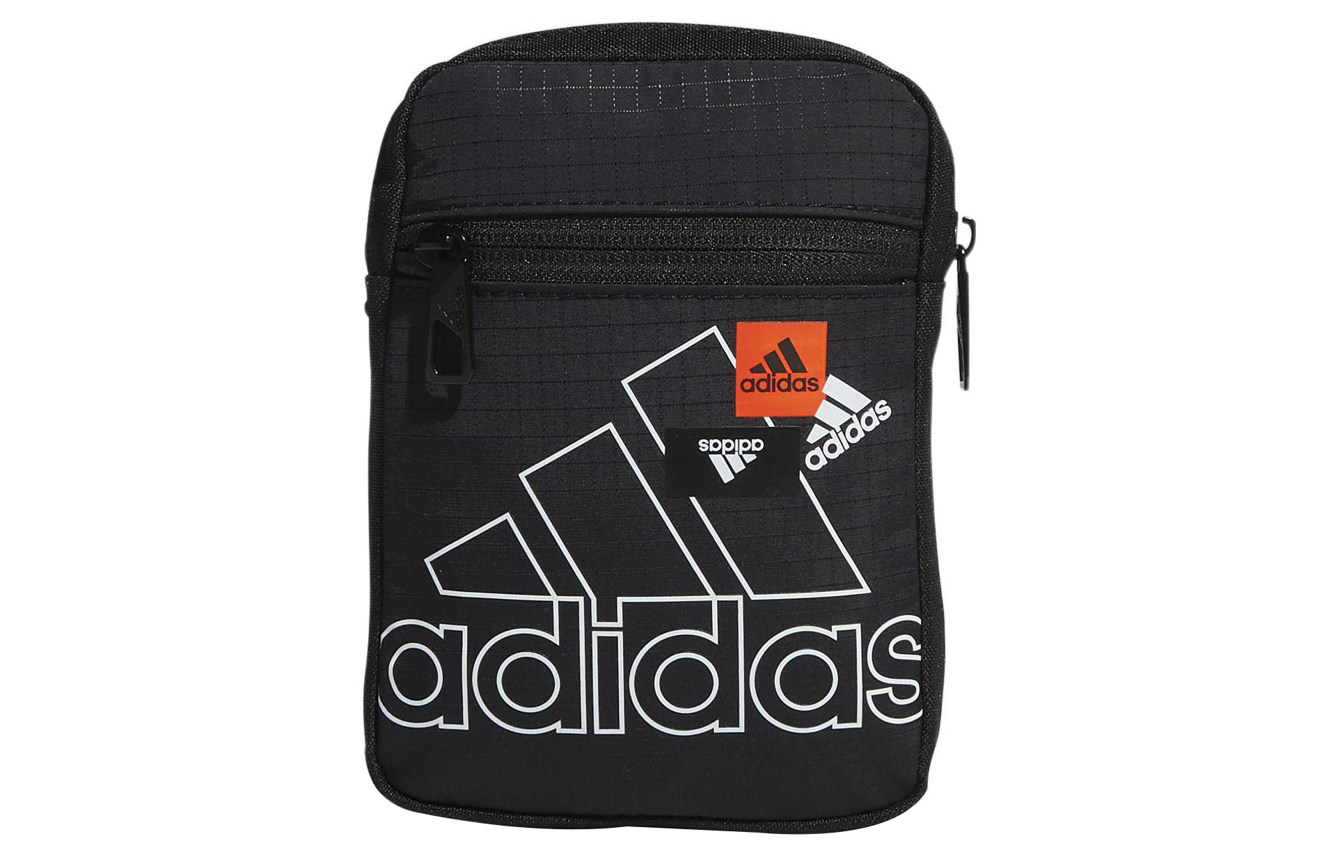 

Спортивная сумка из полиэстера через плечо унисекс черная Adidas