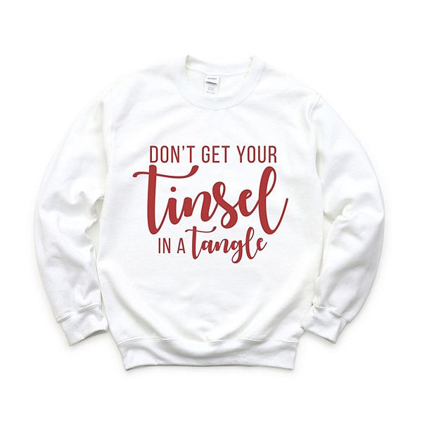 

Свитшот Don't get your tinsel in a tangle Simply Sage Market, White
