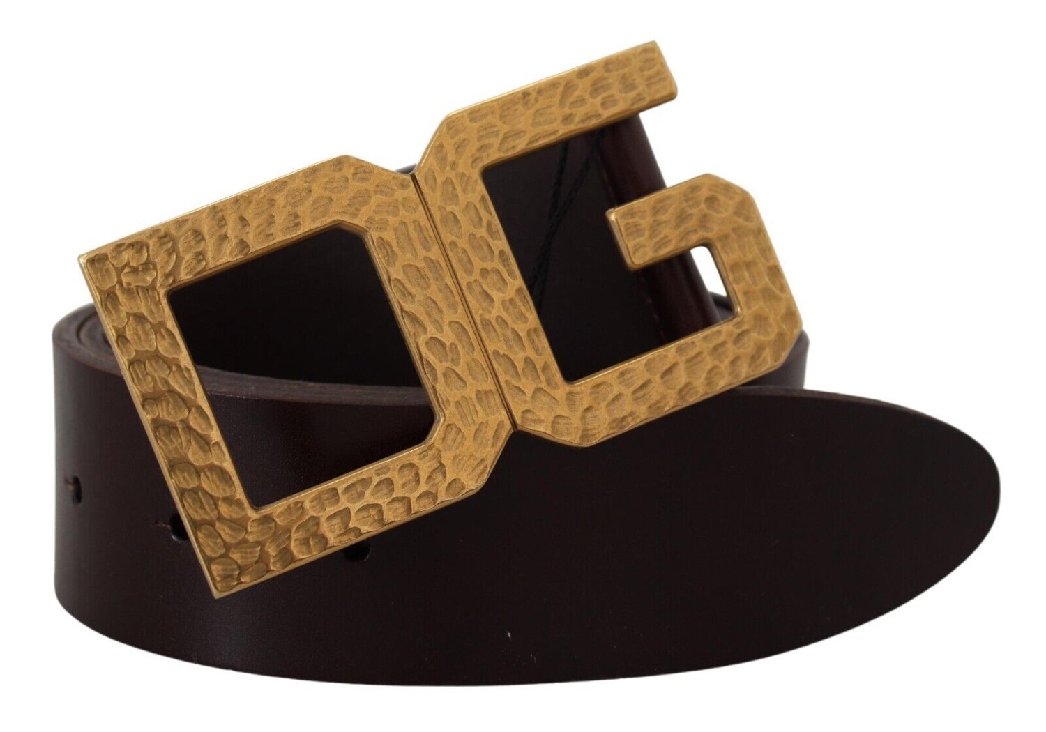 

Элегантный кожаный ремень с металлической пряжкой DG Dolce & Gabbana, черный
