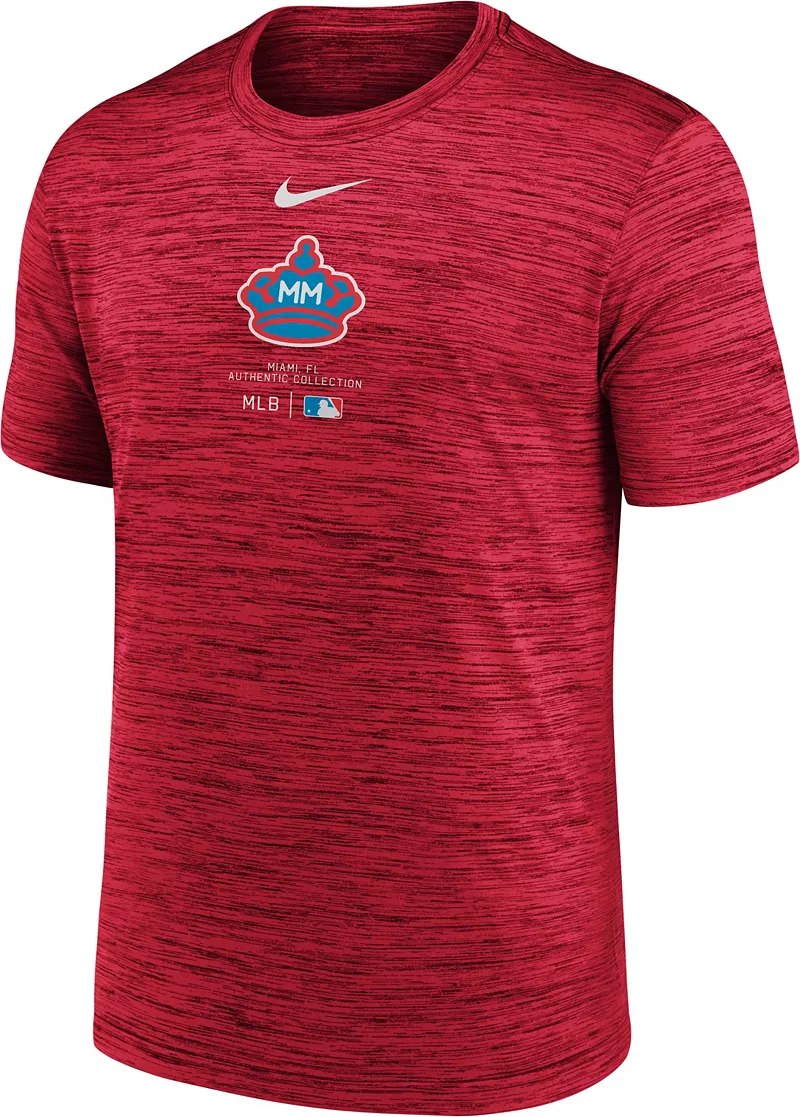 

Мужская футболка Nike Miami Marlins 2024 City Connect Authentic Collection Velocity