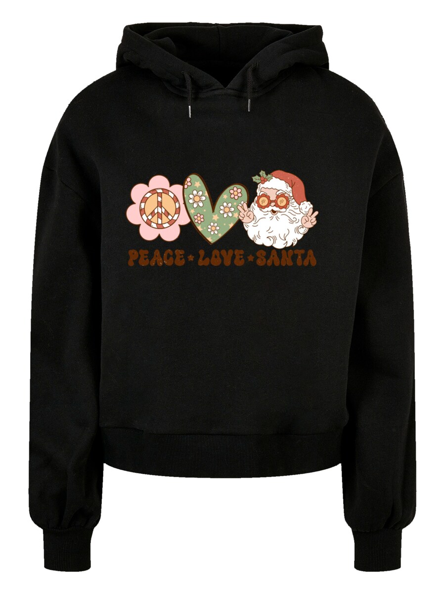 

Толстовка F4NT4STIC Peace Love Santa Christmas, Black