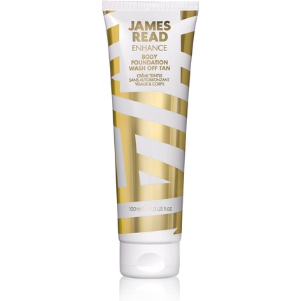 

JAMES READ Body Foundation Wash Off Tan для лица и тела 100 мл Средний натуральный загар с аэрографическим эффектом Водостойкая формула держится до 24 часов