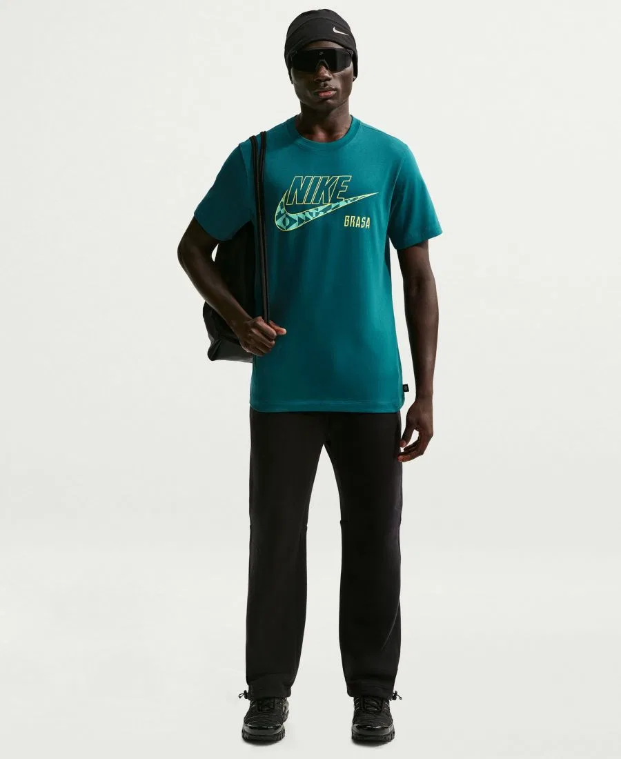 Футболка Brazil Futura Soccer Nike, бирюзовый