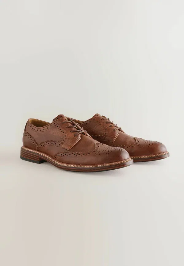 Ботинки Next Smart lace ups, коричнево-бежевый — фото 2